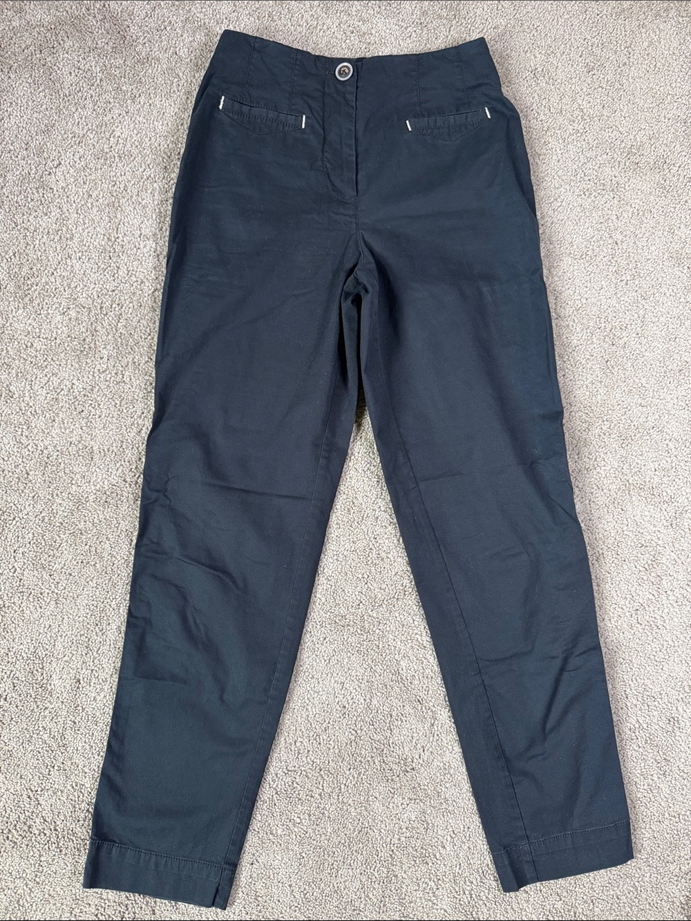 Maeve Anthropologie Straight
Leg Light Trouser Pants Navy
Blue Womens 0